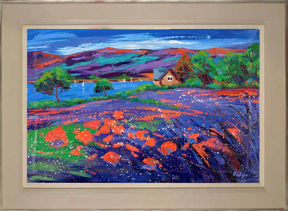 Lockside Poppies, Loch Lomond