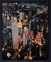 Along the East River at Night , New York (Framed)