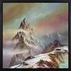Mysterious Mountains II (Framed)