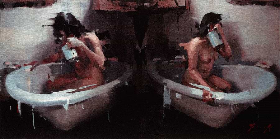 Water Jug (Two Nudes In Bath)