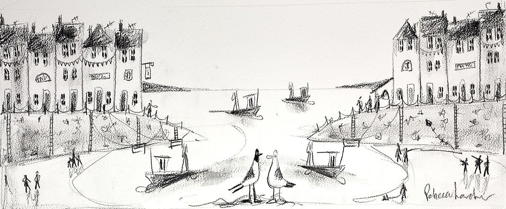 Puffin Party II (Sketch)