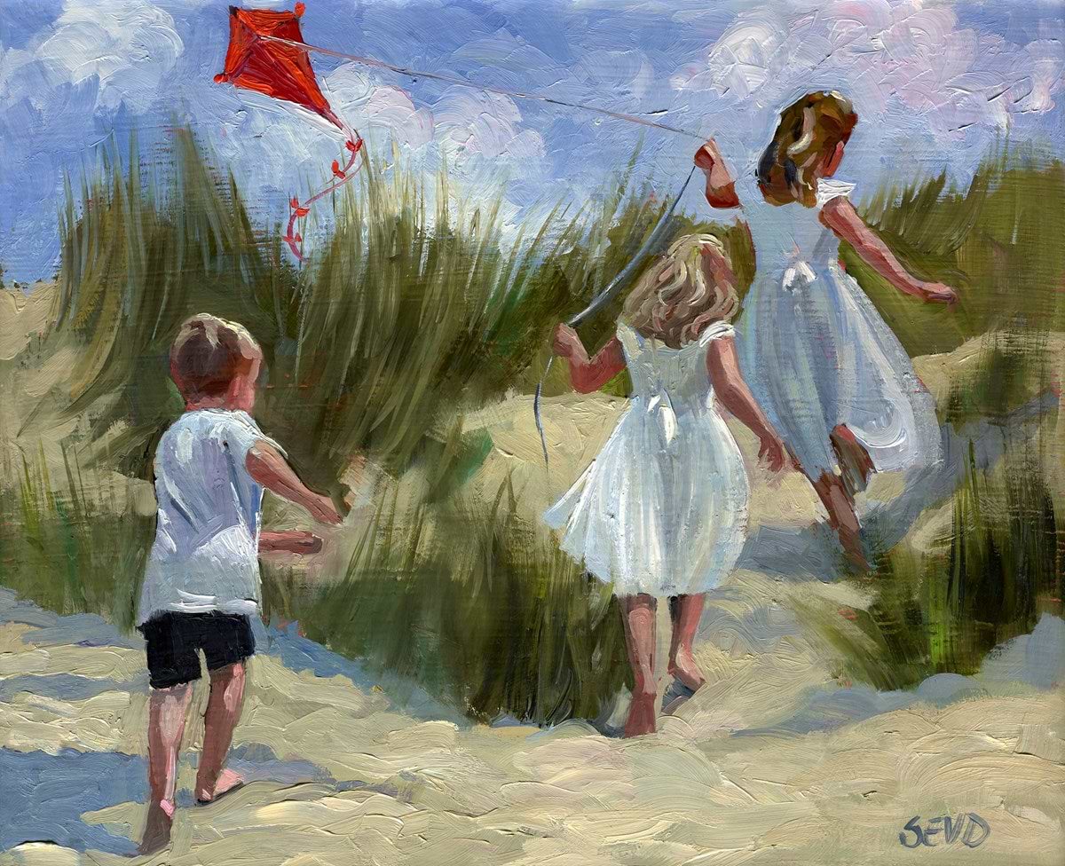 Blustery,Carefree Days
