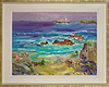 Godrevy Lighthouse, West Cornwall (Framed)