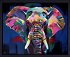 African Elephant Aura (Framed)