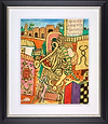 Cosmic Force in the Village (Framed)
