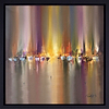A Colourful Harbour (Framed)
