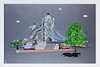 Tower Bridge Floated (Framed)
