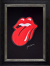 Rolling Stones Logo (Framed)