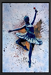 Ballerina Rose (Light Blue) (Framed)