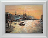 Low Tide, Battersea (Framed)