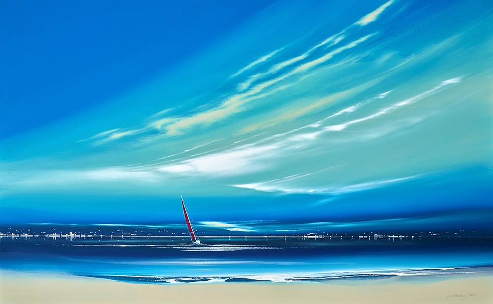 Sailing Between The Blue