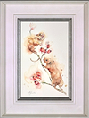 Harvesting Rosehips- Mice (Framed)