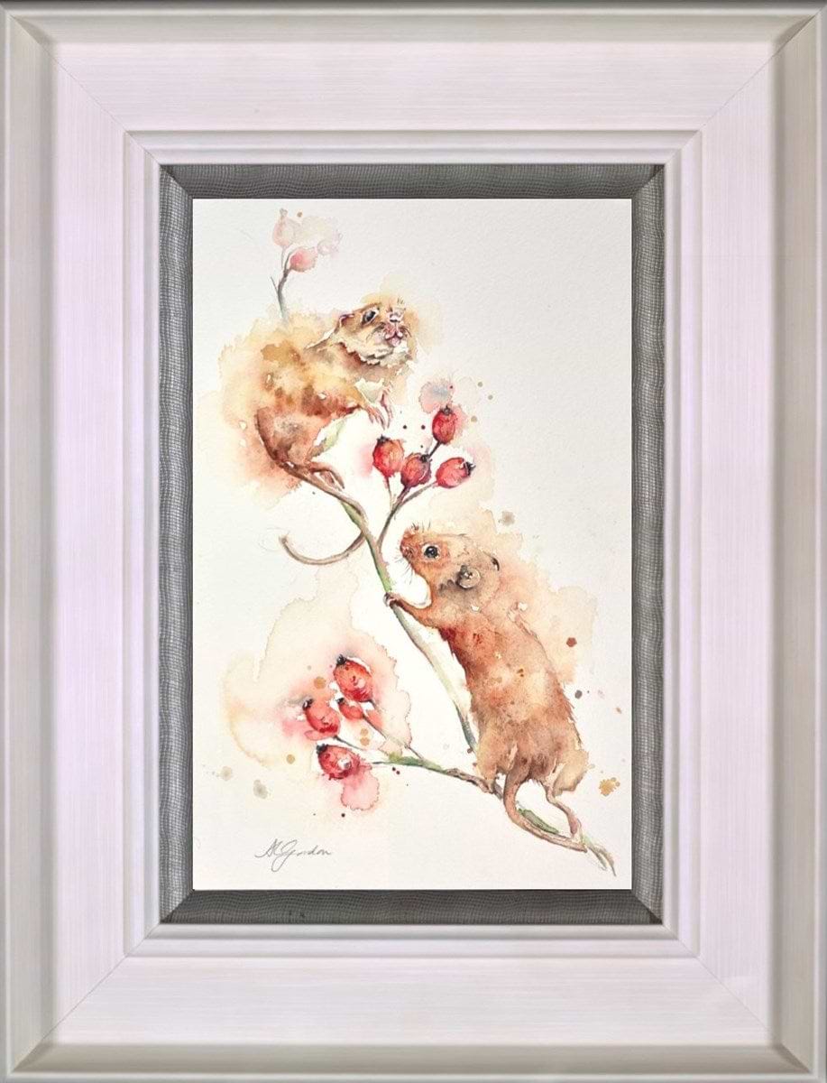 Harvesting Rosehips- Mice