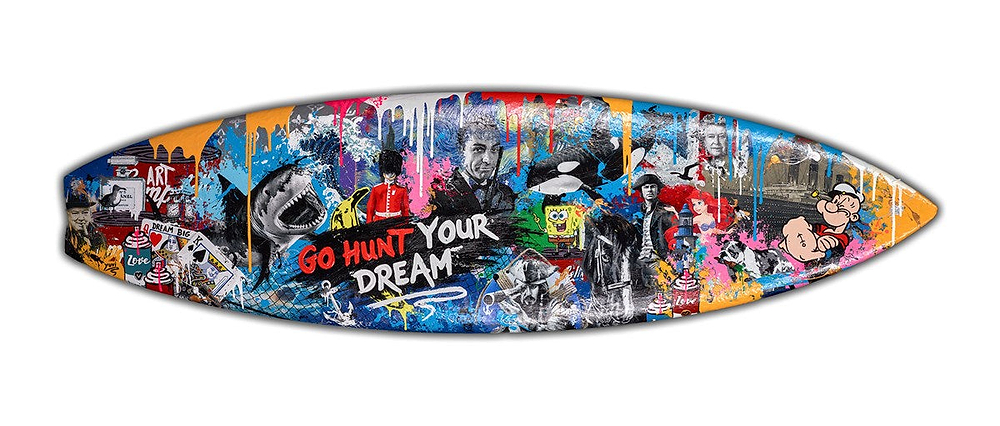 Go Hunt - Surf Board