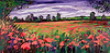 Church Spire and Poppies