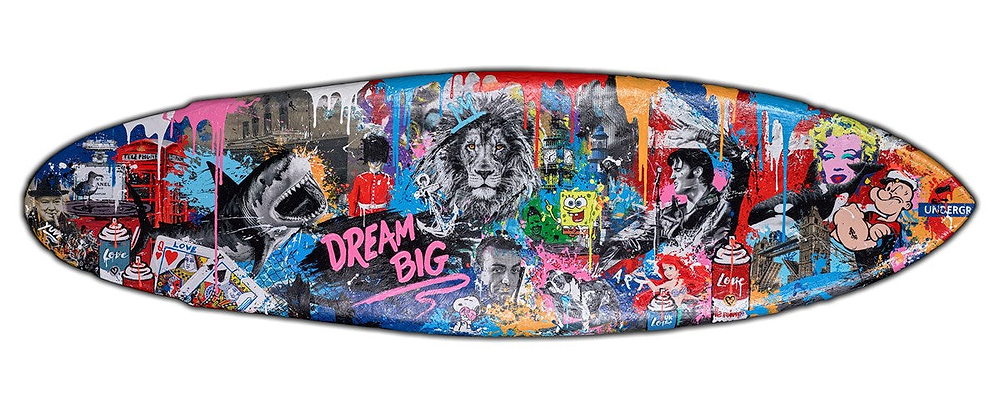 Dream Big - Surf Board