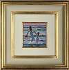 Frolicing in the Waves (Framed)
