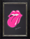 Rolling Stones Logo (Framed)