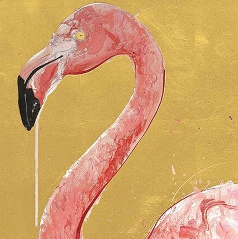 Flamingo I (Gold Leaf) (AP)