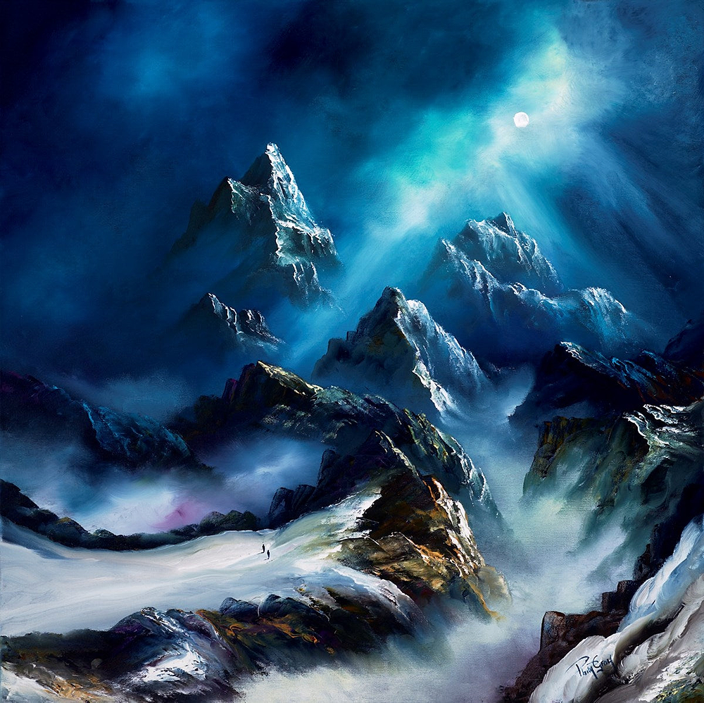 Mist Covered Mountains