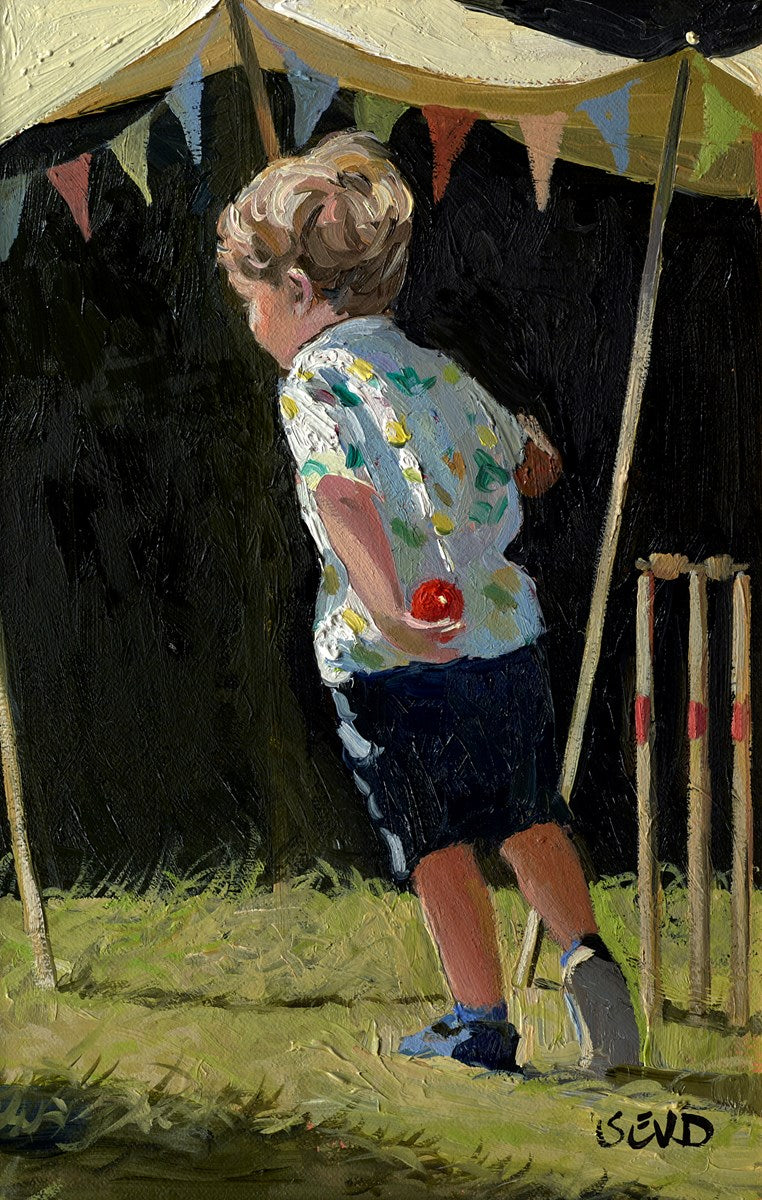 The Big Bowler At Play
