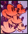 Mouse Accumulation, Orange Gradient (Framed)