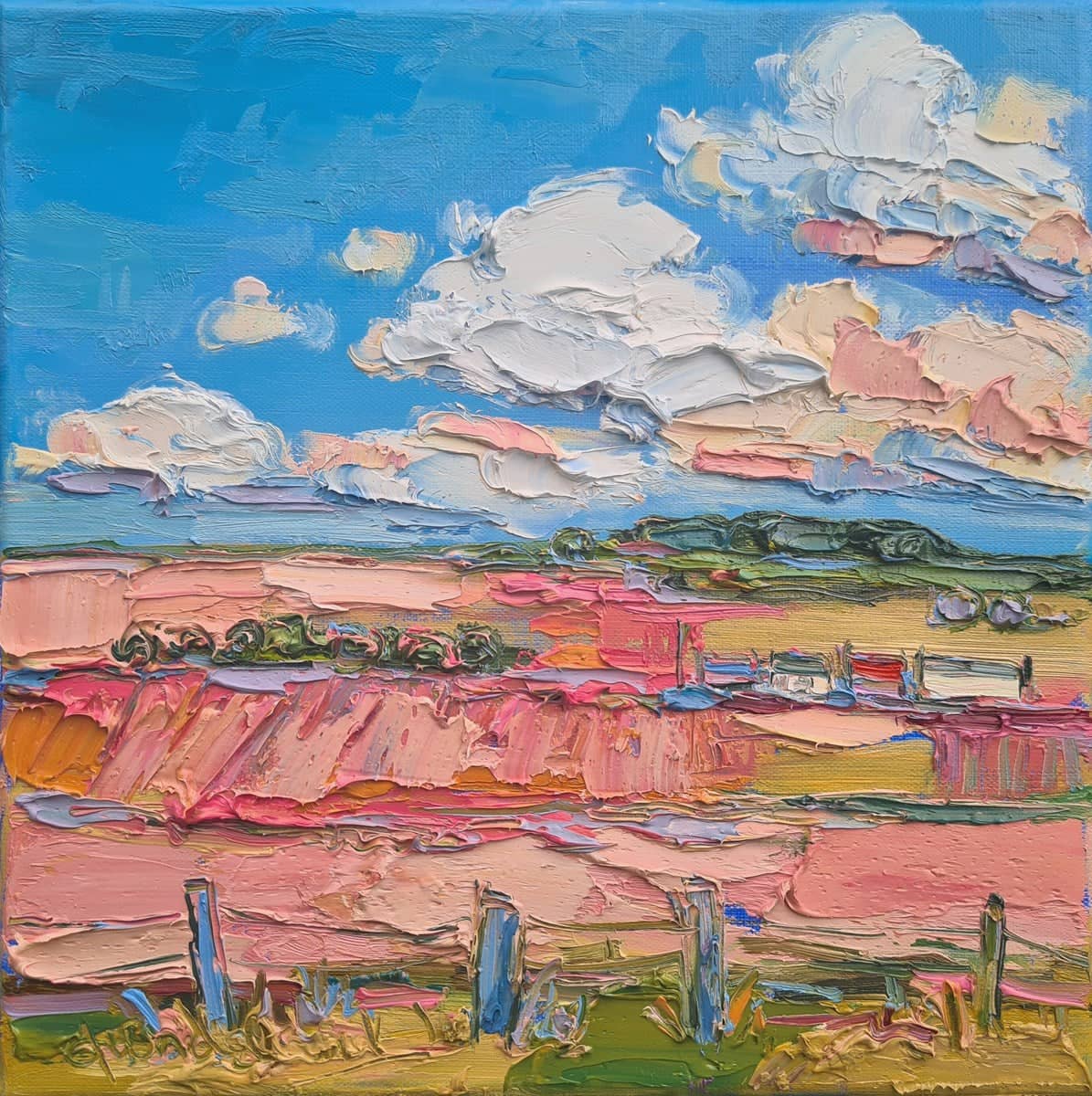 Clouds Over Farm, Aberdeenshire