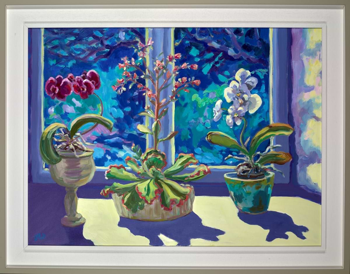 My Kitchen Window And Grandmother's Pots
