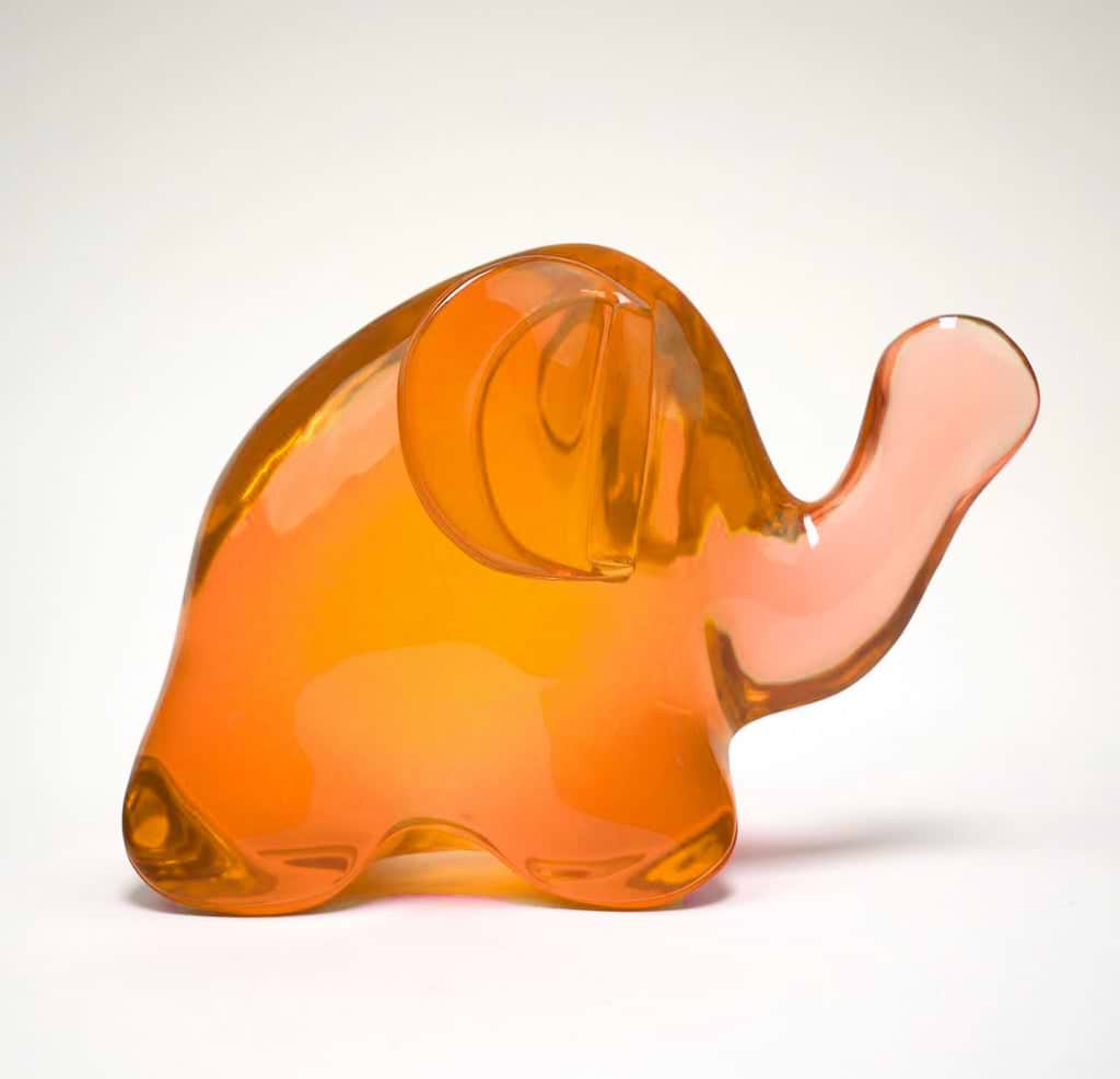 Luck Elephant Amber (Small)