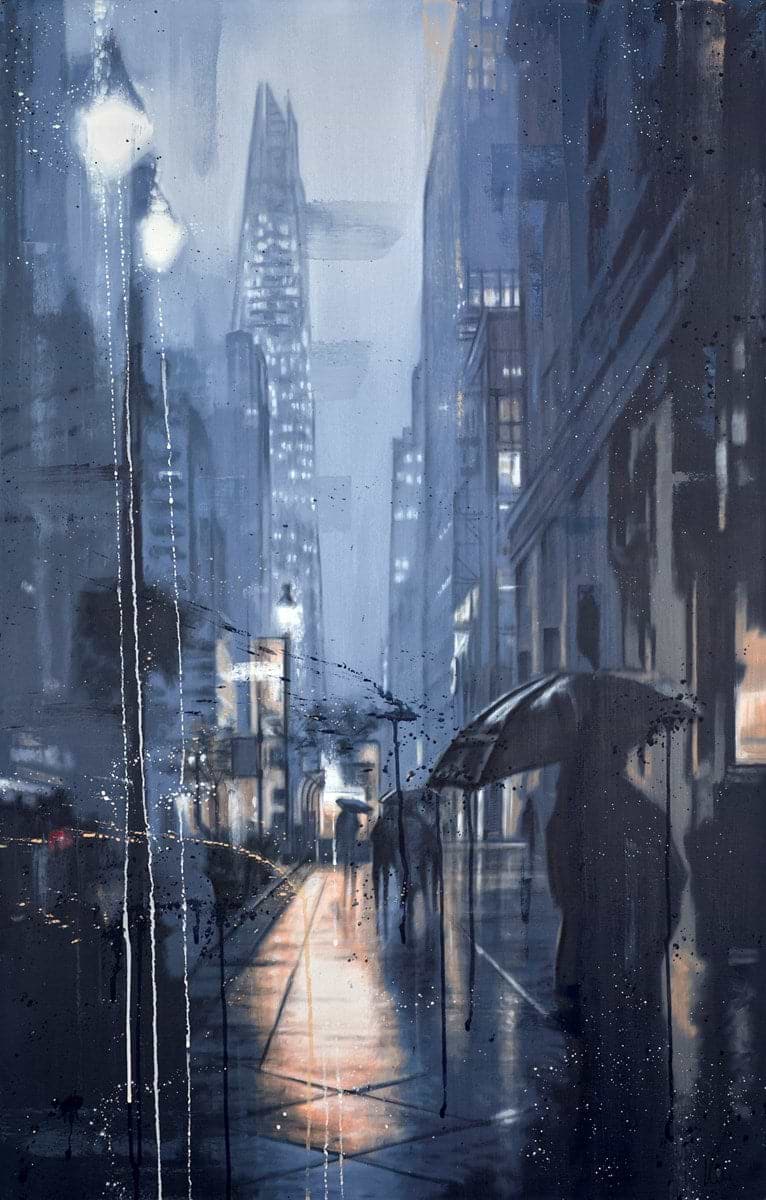 The Shard On A Rainy Night