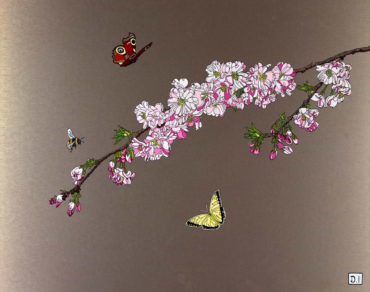 Butterflies On Cherry Blossom