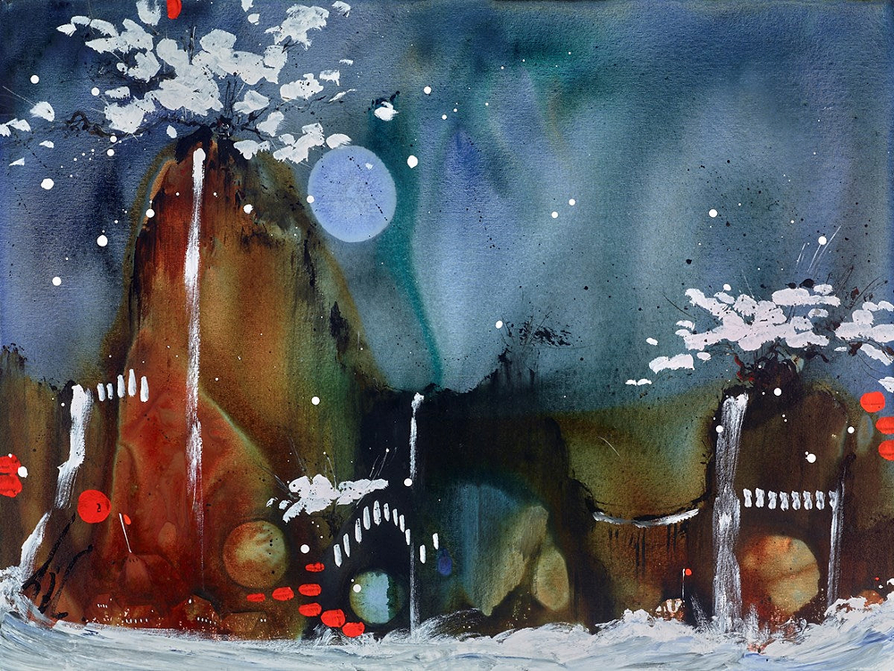 Moonlight And The Sleepy Village