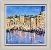 Oldest On The Canal- Rialto Bridge, Venice (Framed)