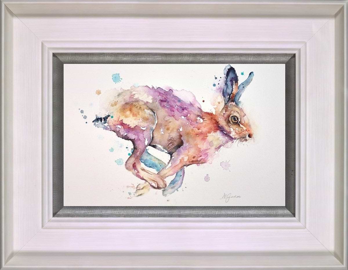 Haring Home- Racing Hare | Amanda Gordon – Clarendon Fine Art