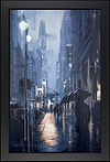 The Shard on a Rainy Night (Framed)