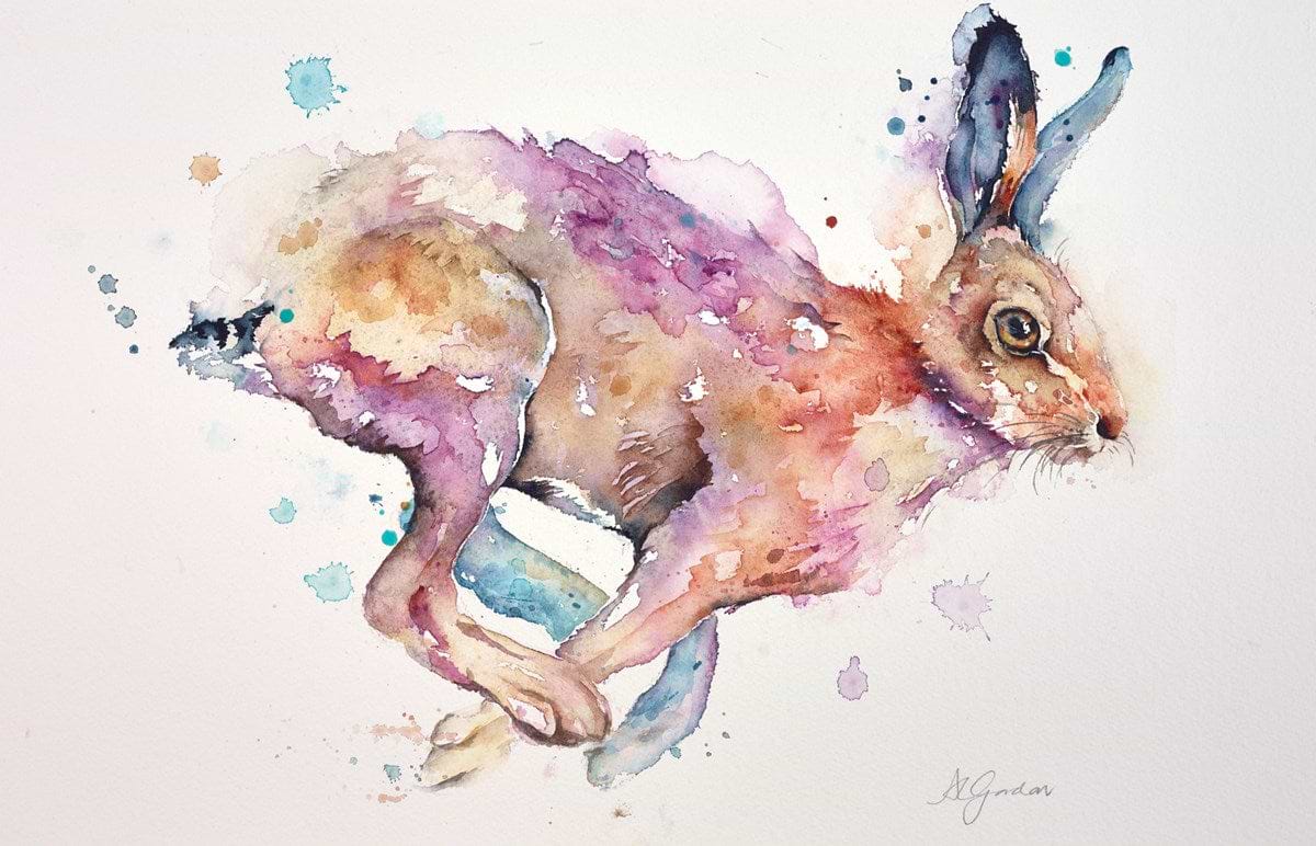 Haring Home- Racing Hare