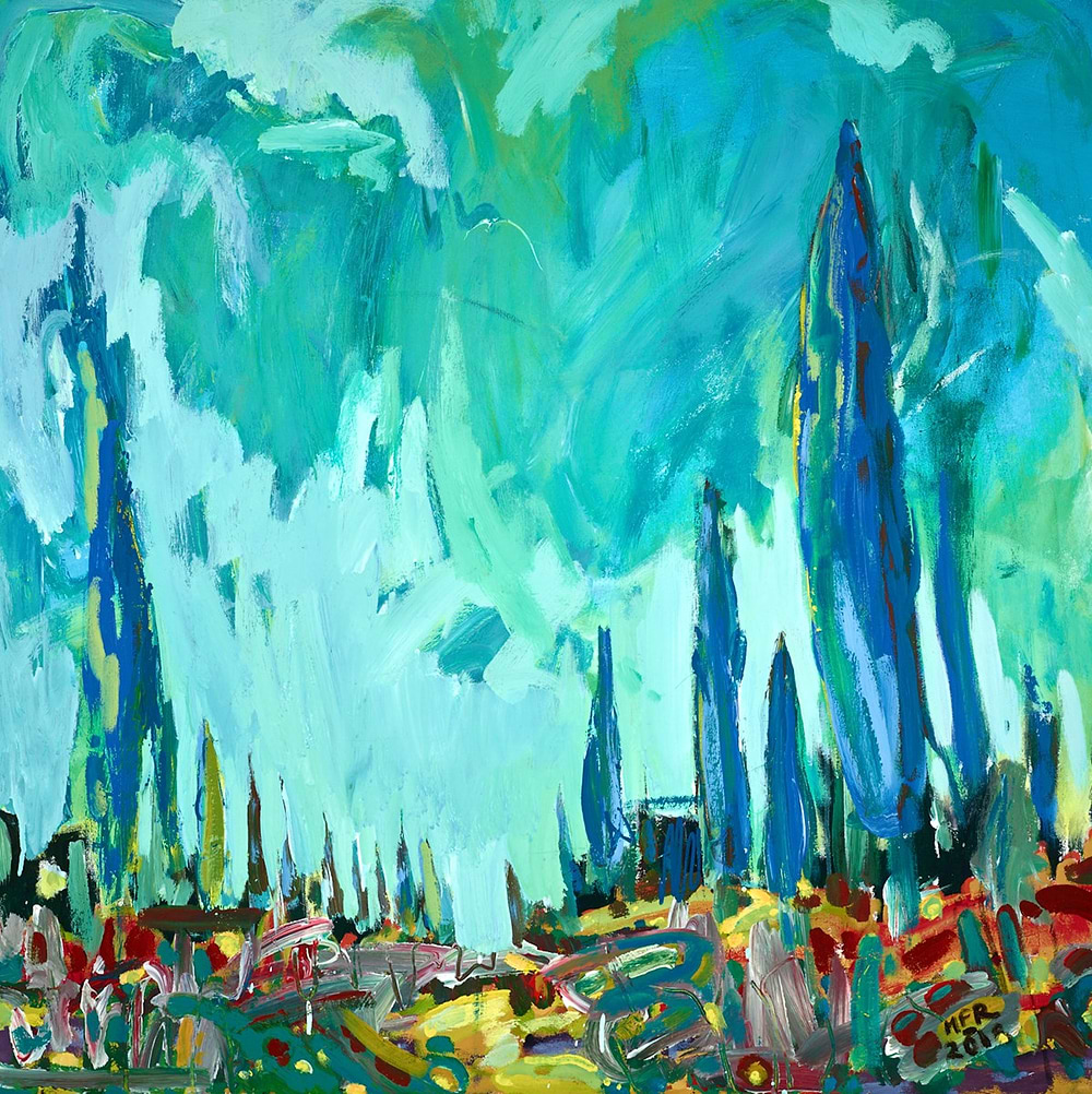 Blue Cypress | Michael Rumsby – Clarendon Fine Art