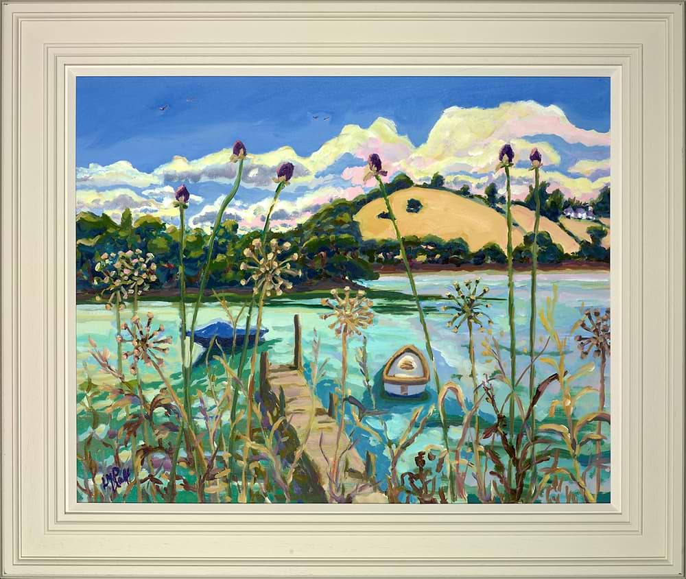 Dittisham Meadows, Estuary And Seed Heads