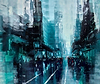 New York- Dancing in the Rain II