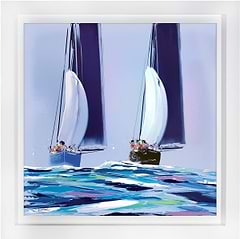 Sailing into the Blue (Framed)