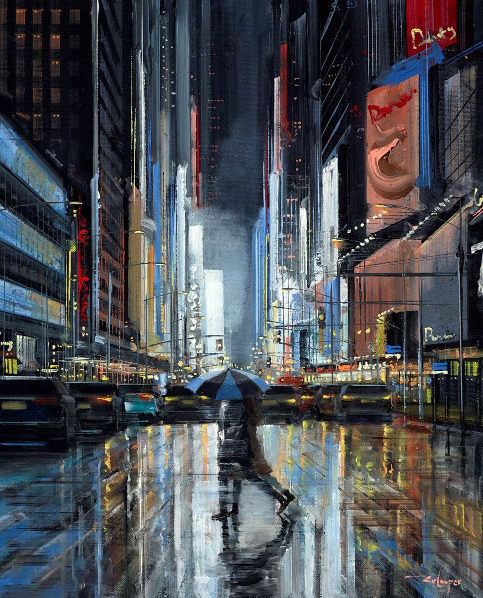 Umbrella In The Street