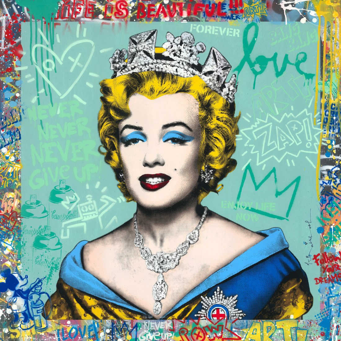 Queen Marilyn - Blue