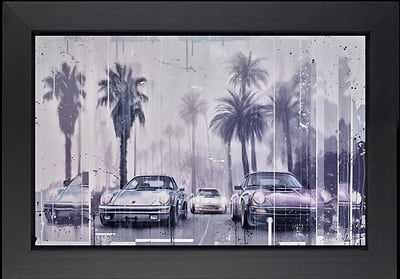 911's On a Misty Morning in LA (Framed)