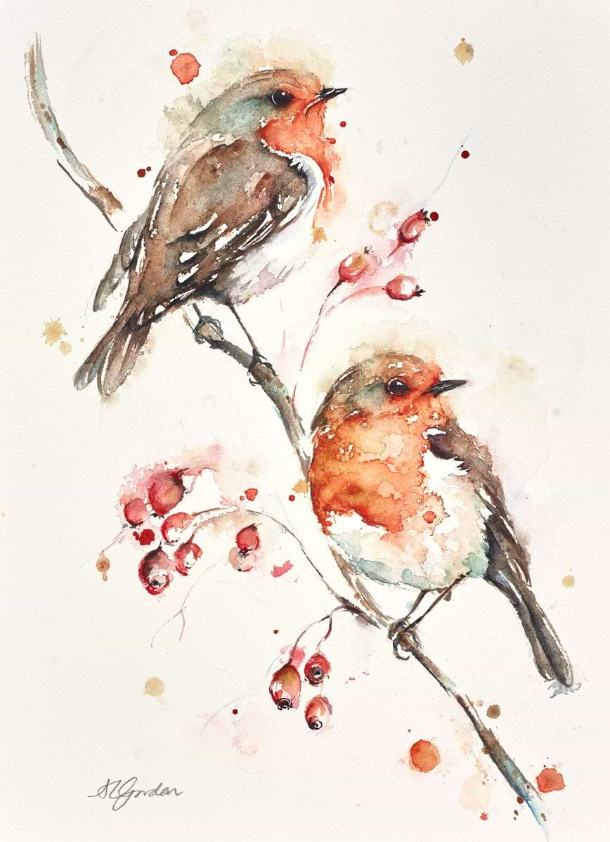 Berry Feast - Robins