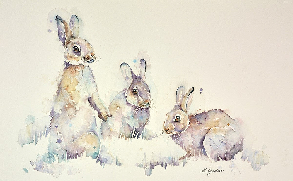 A Trio Of Rabbits