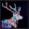 Hebrides Stag (Framed)
