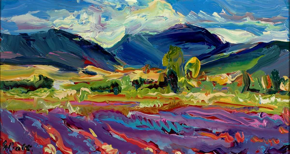 Luberon East Of Mont Ventoux | Jeffrey Pratt – Clarendon Fine Art