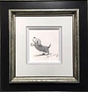 Friends in Need , Dog II (Sketch) (Framed)