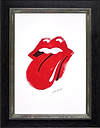 Rolling Stones Logo (Framed)