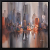 Navigating Through The City IV (Framed)